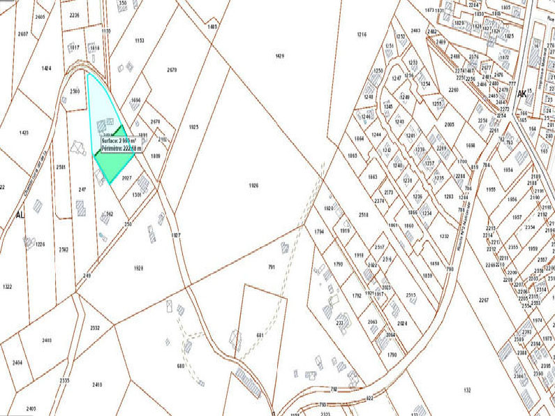 A vendre Terrain constructible 3000 m² à MATOURY-2